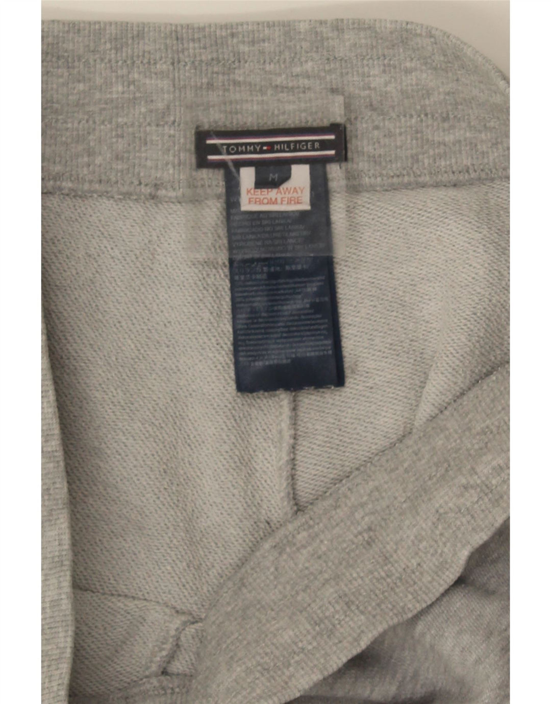 Tommy Hilfiger Pantalon de Survêtement Joggers Homme Gris Moyen Colourblock