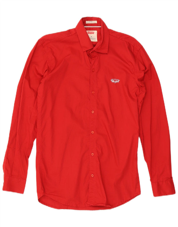 Levi's Chemise Coupe Standard Homme Rouge Moyen Coton