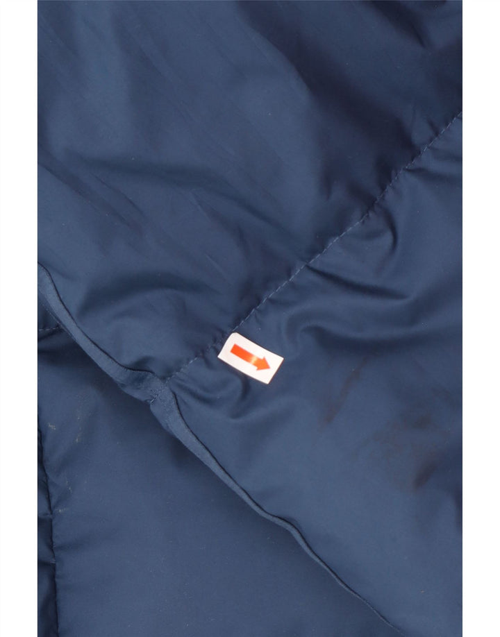 ADIDAS Veste matelassée à capuche pour hommes UK 42 XL Bleu marine Polyamide Hiver