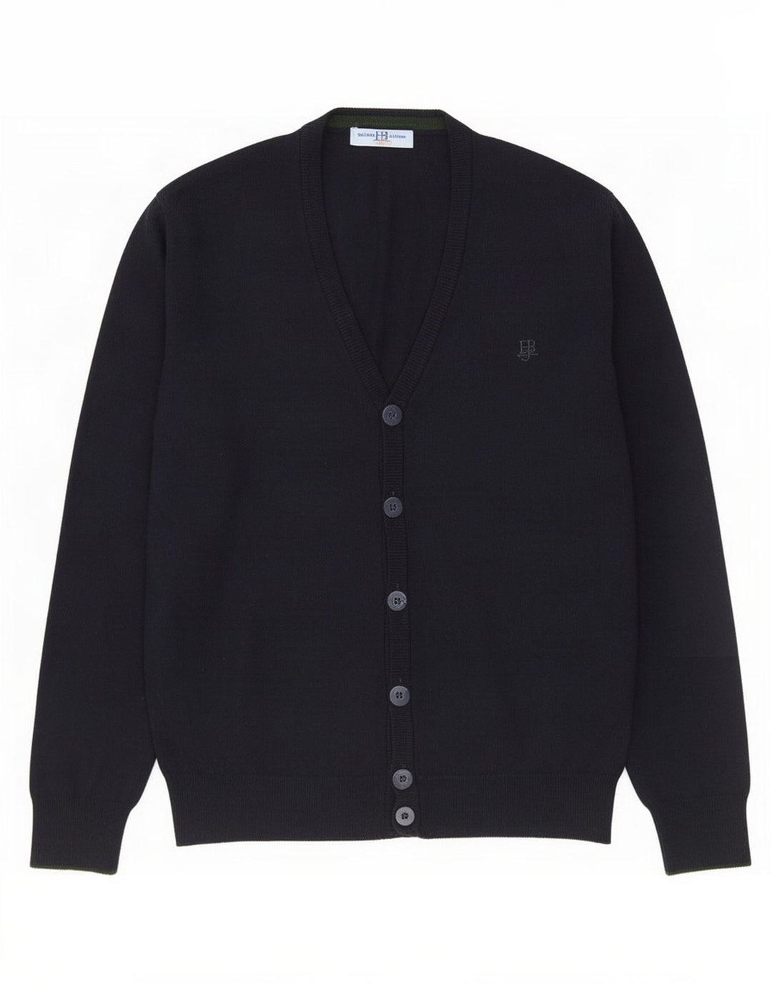Harmont & Blaine Cardigan pour homme en laine bleu marine
