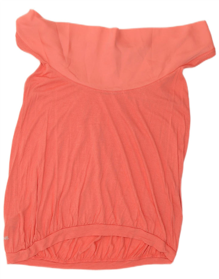 Gaudi Haut sans manches à épaules dénudées pour femme UK 8 Petite Viscose Rose