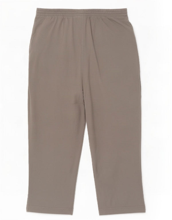 Champion Pantalon de Survêtement Capri Femme UK 12 Gris Moyen Coton