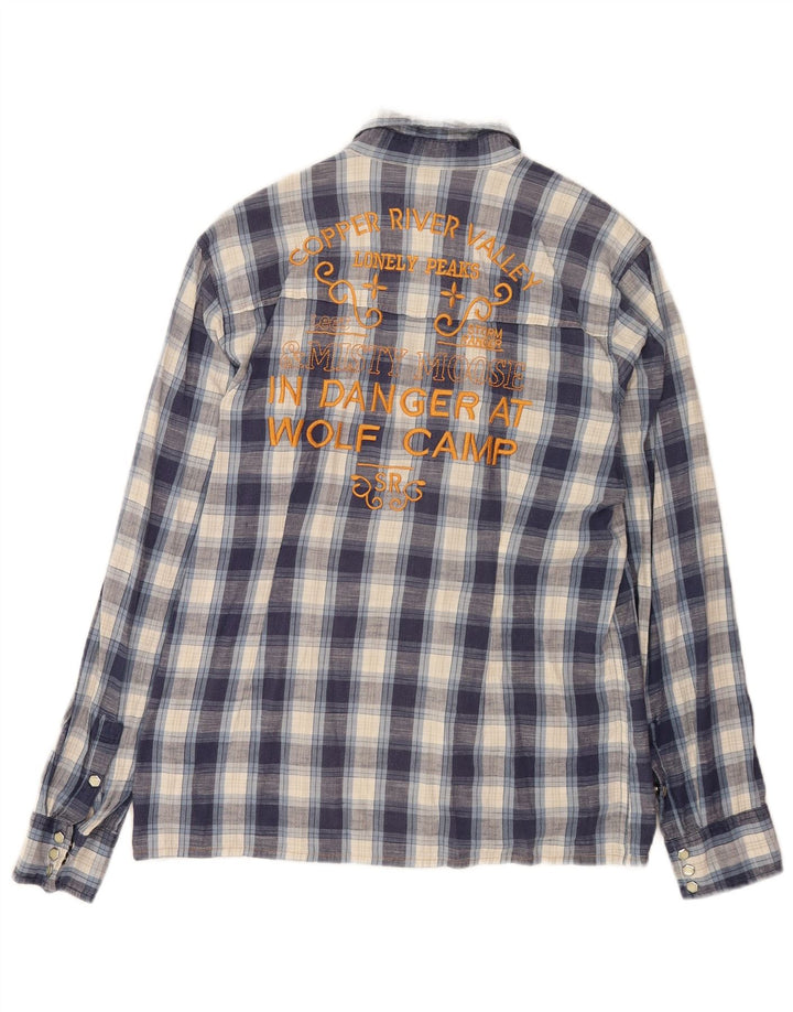 Lee Chemise Graphique Homme Grand Carreau Bleu Coton