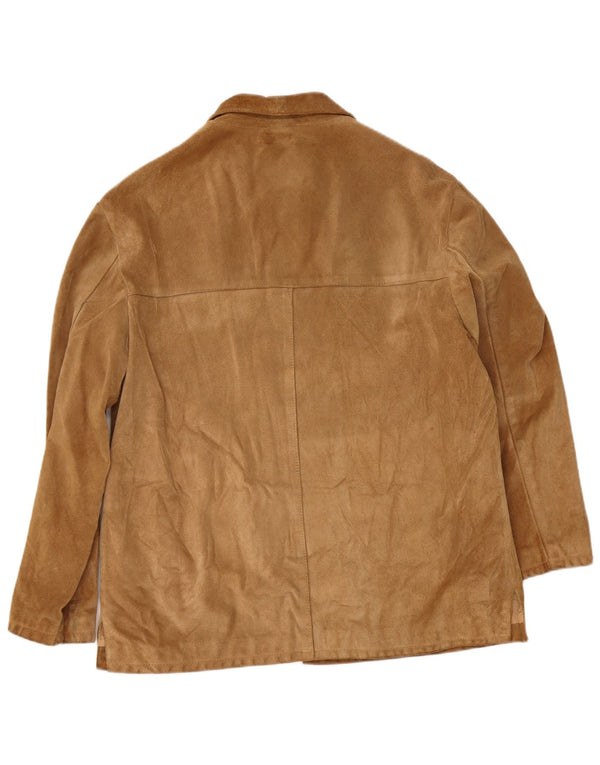 Lavorazione Artigiana Veste blazer à 4 boutons pour femme UK 14 Marron moyen