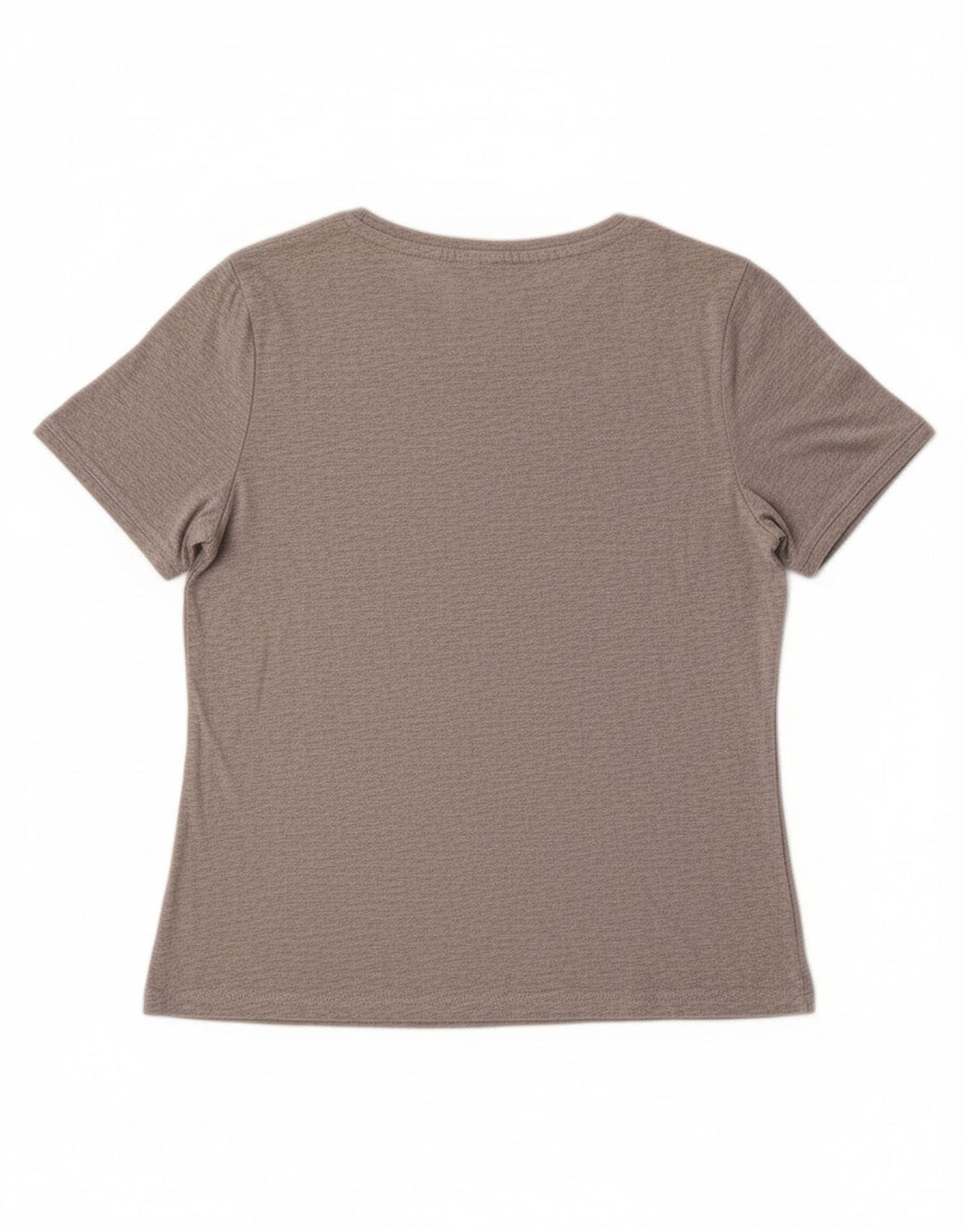ADIDAS Womens T-Shirt Top UK 14 Medium Grey Cotton