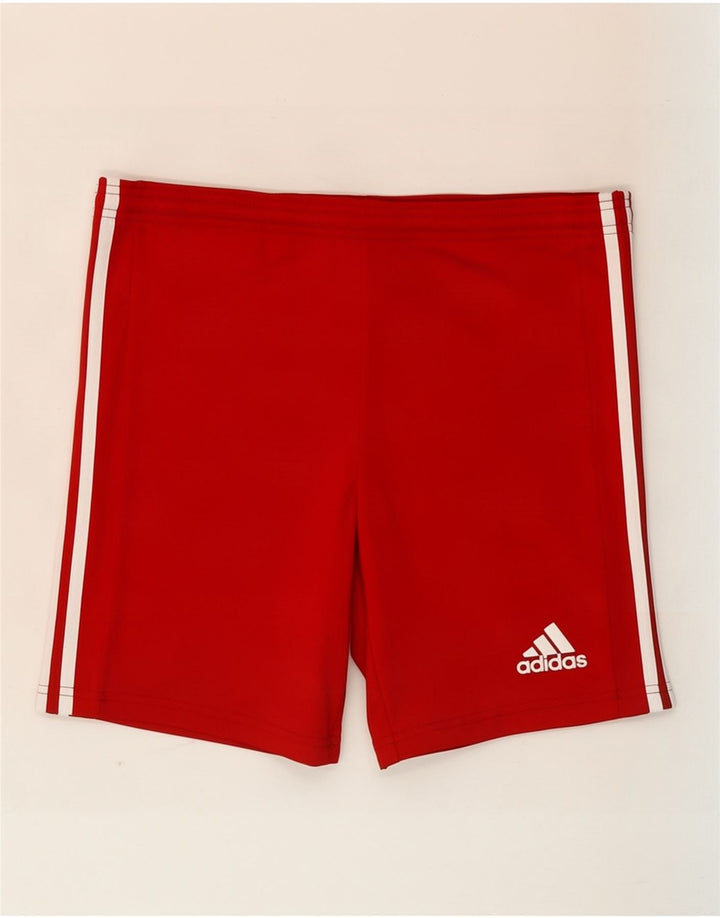Adidas Short de Sport Garçon 13-14 Ans Rouge Polyester