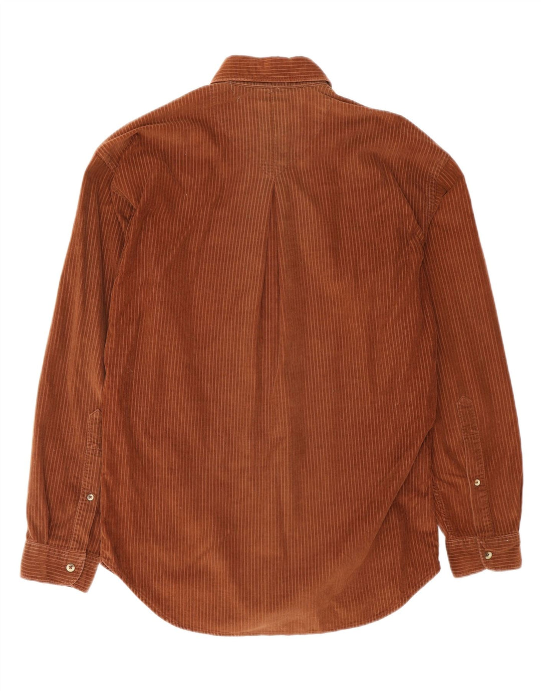 Marlboro Classics Chemise en velours côtelé pour homme à fines rayures marron moyen