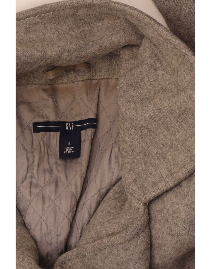 Gap Manteau croisé pour femme US 4 Small Gris