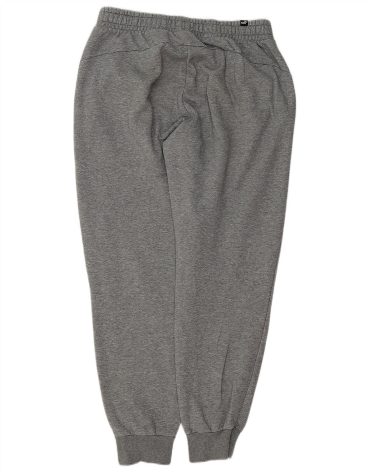 PUMA Pantalon de survêtement pour homme en coton gris Taille L