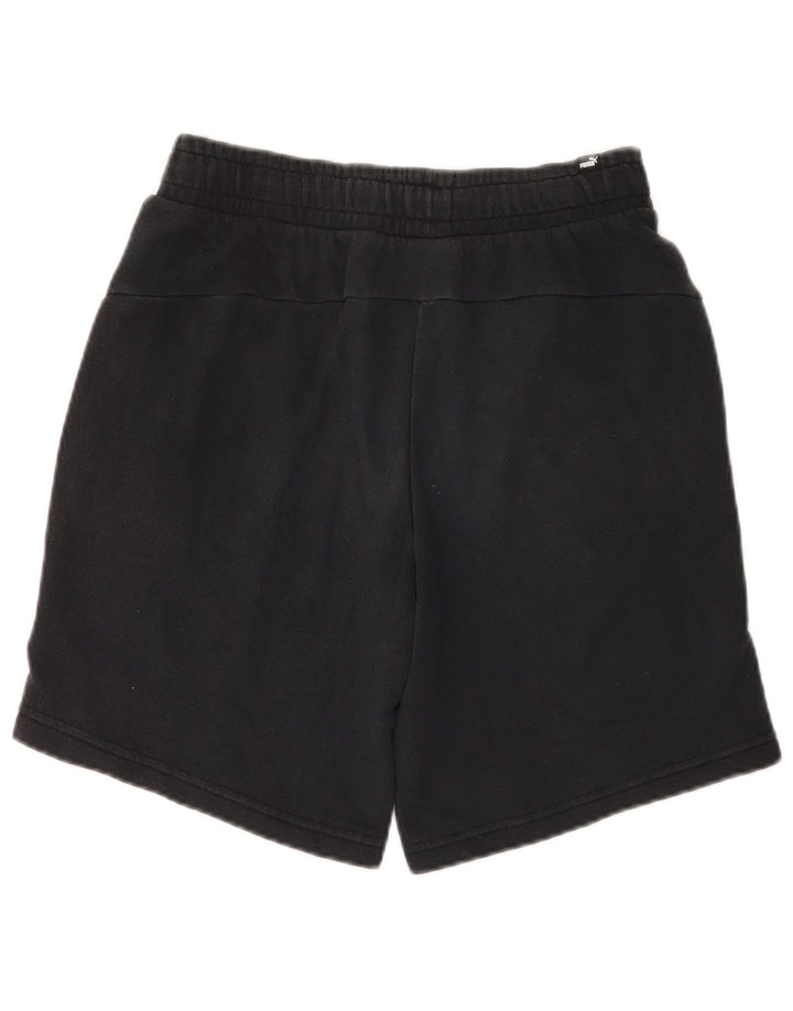 Puma Short de Sport Homme Noir Moyen Coton