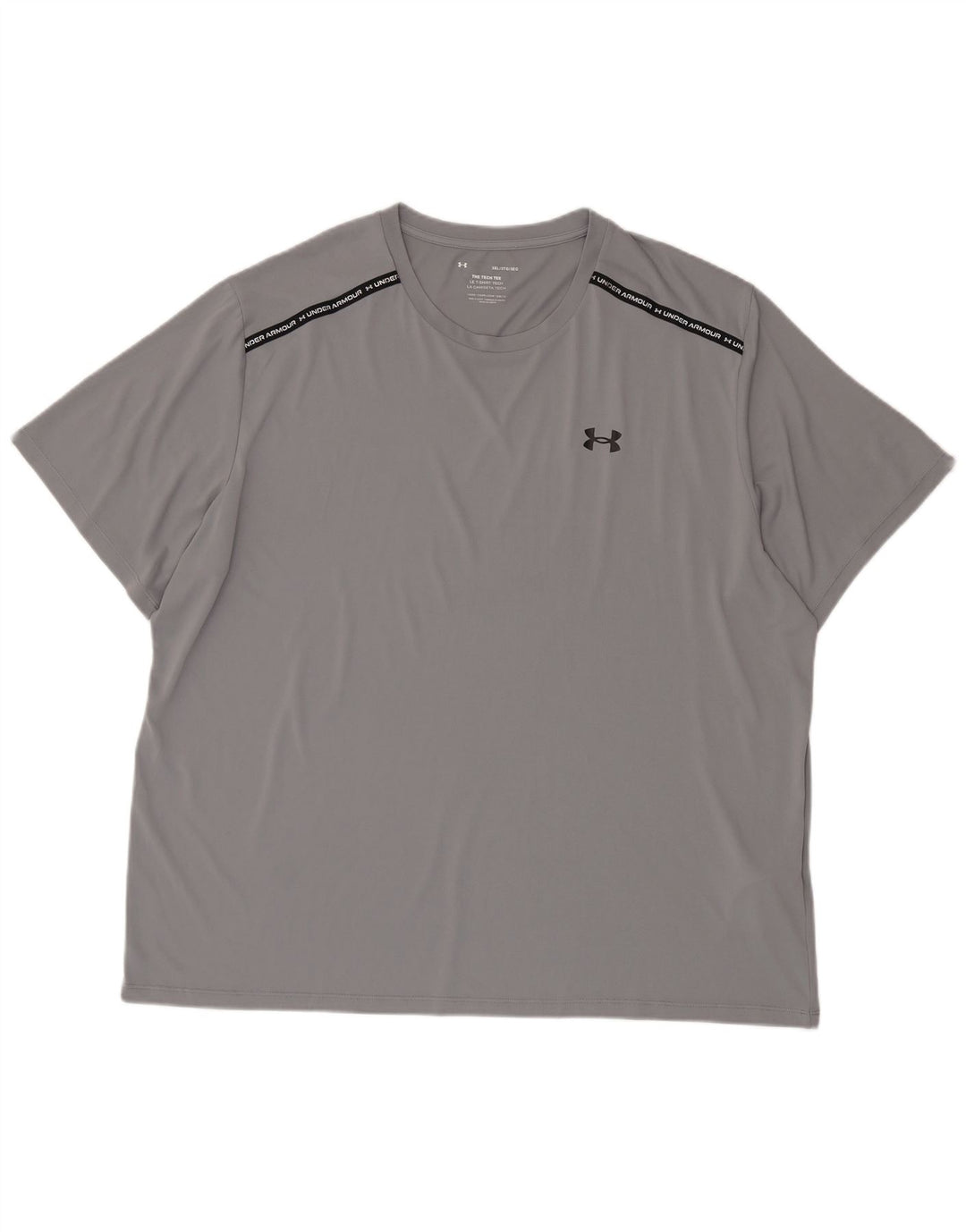 Under Armour T-Shirt Graphique Homme 3XL Gris Polyester