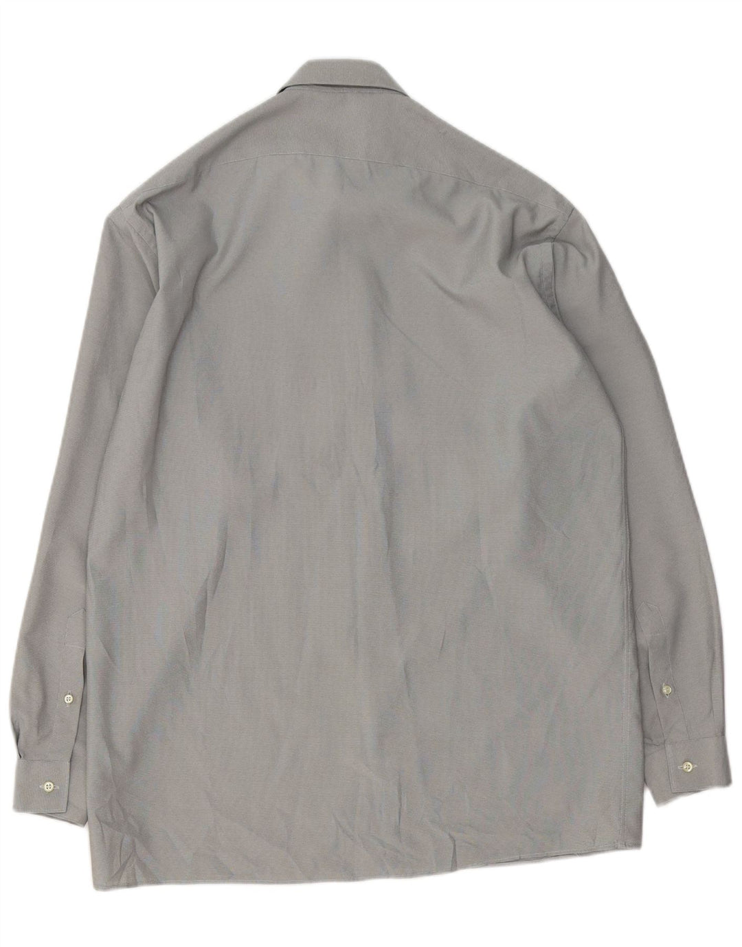 Cerruti 1881 Chemise Homme Taille 40 15 1/2 Polyester Gris Moyen