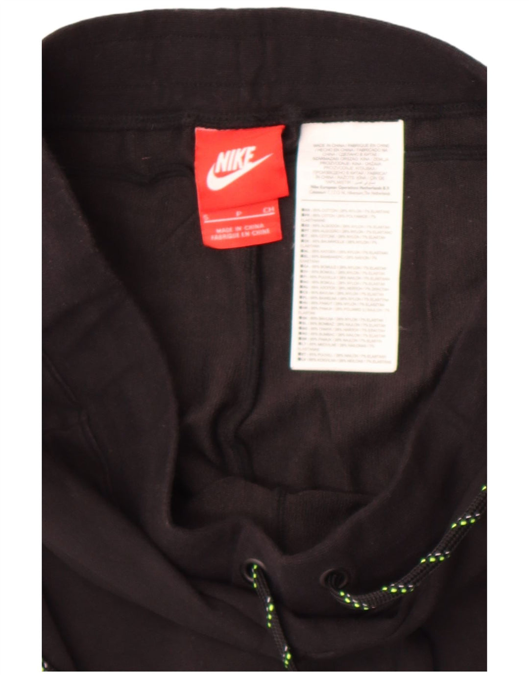 Nike Leggings Femme UK 10 Petit Noir Coton