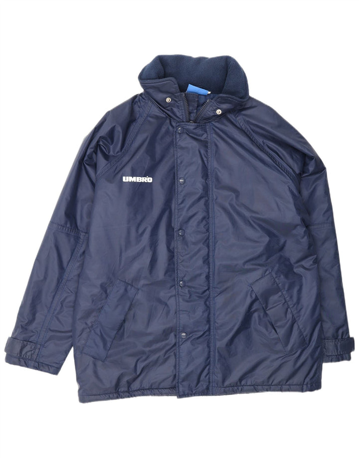 UMBRO Veste coupe-vent pour homme UK 38 Bleu marine moyen Polyamide