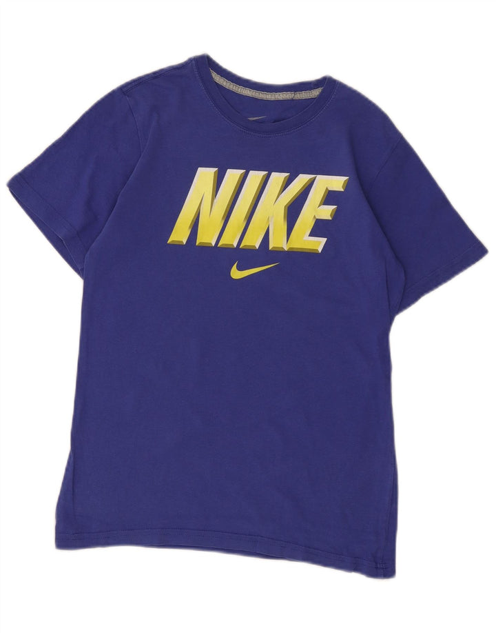 Nike T-shirt graphique pour garçon 10-11 ans Violet moyen