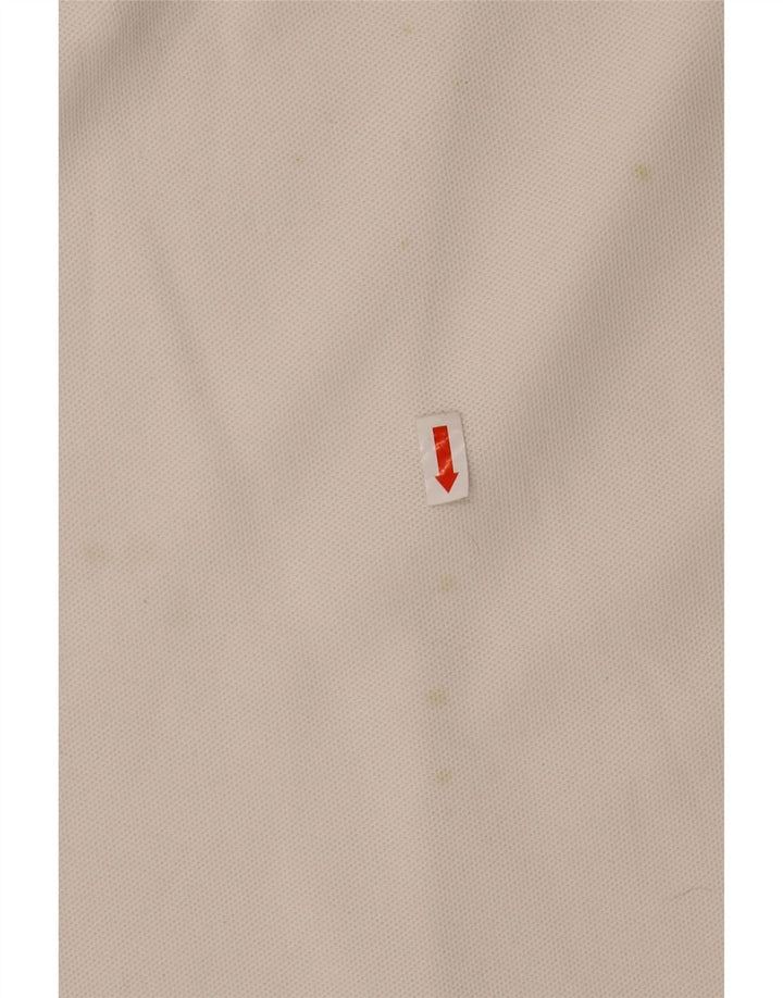 LOTTO Polo Homme UK 42/44 XL Blanc Colorblock Polyester