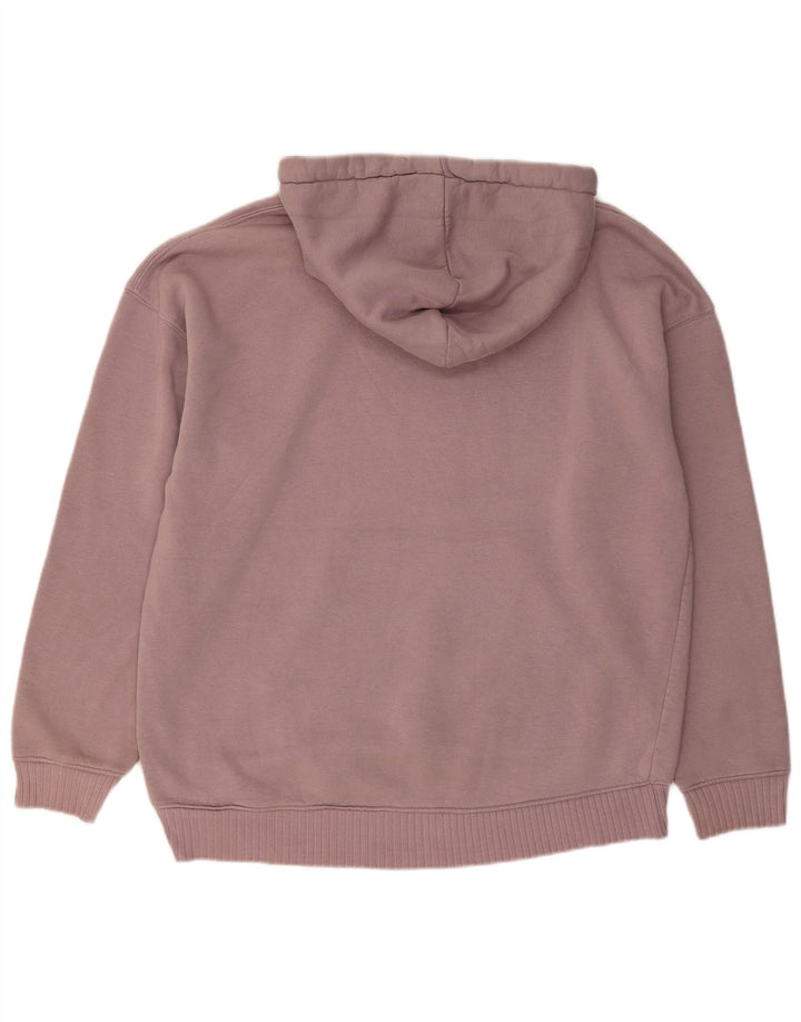 Zara Pull à capuche surdimensionné pour femme UK 10 Petit Rose