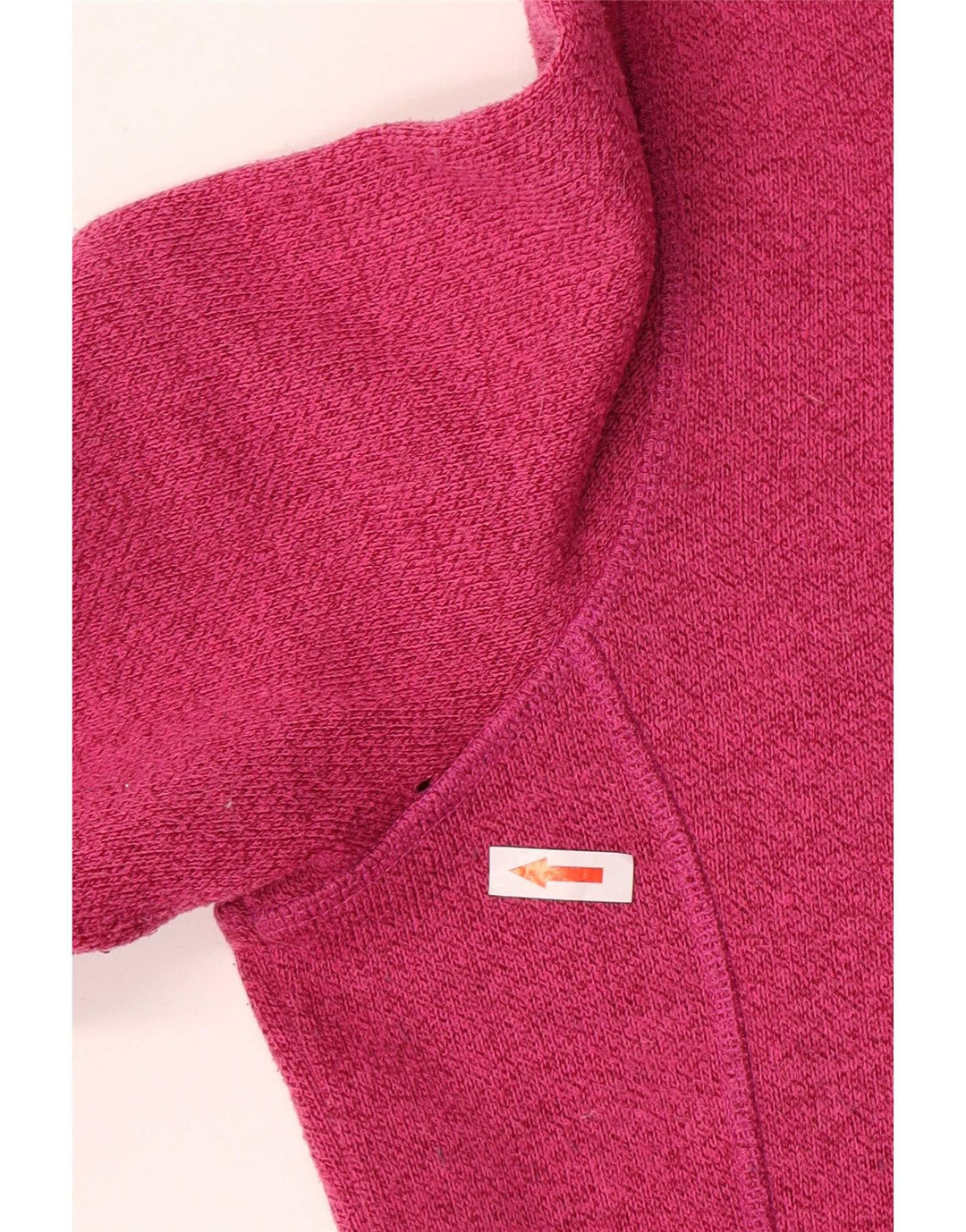 Weird Fish Sweat-shirt à col zippé pour femme UK 12 Rose moyen Polyester
