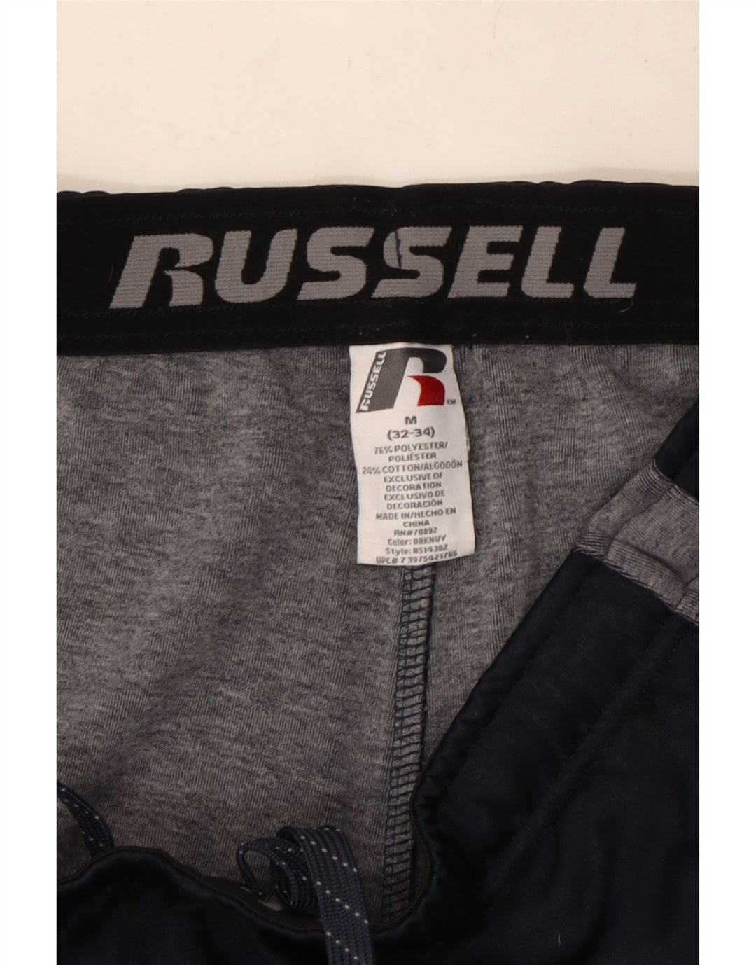 RUSSELL ATHLETIC Pantalon de Survêtement Homme Bleu Marine Moyen Colourblock