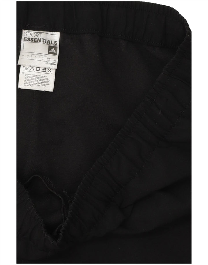 ADIDAS Pantalon de survêtement Climalite pour hommes Large Noir Polyester