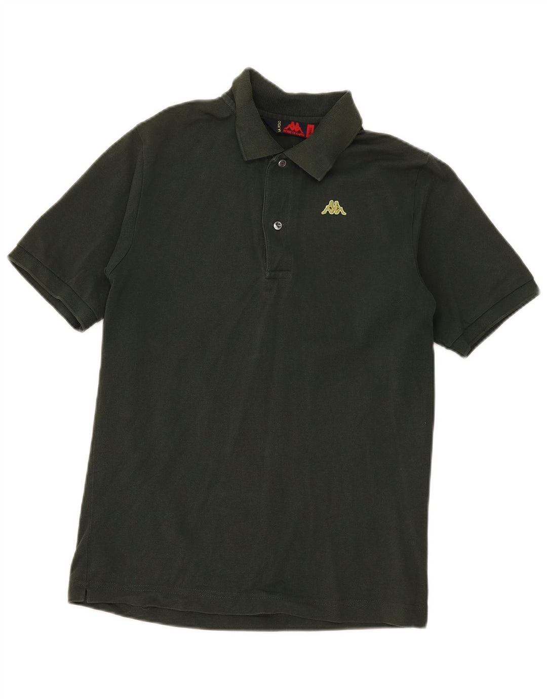 Kappa Polo Homme Petit Kaki Coton