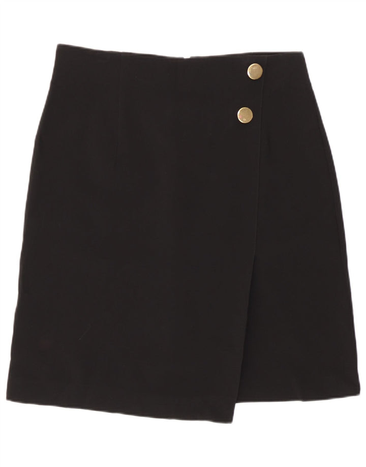 Marks & Spencer Jupe crayon pour femme UK 12 Medium W30 Noir Polyester