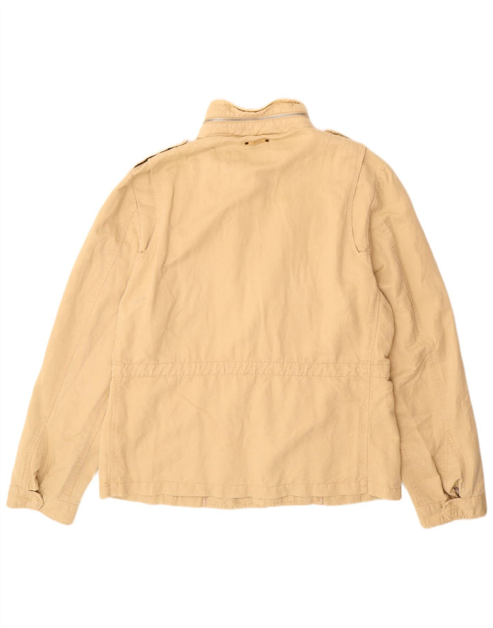 Marlboro Classics Veste militaire pour homme EU 54 2XL Coton beige
