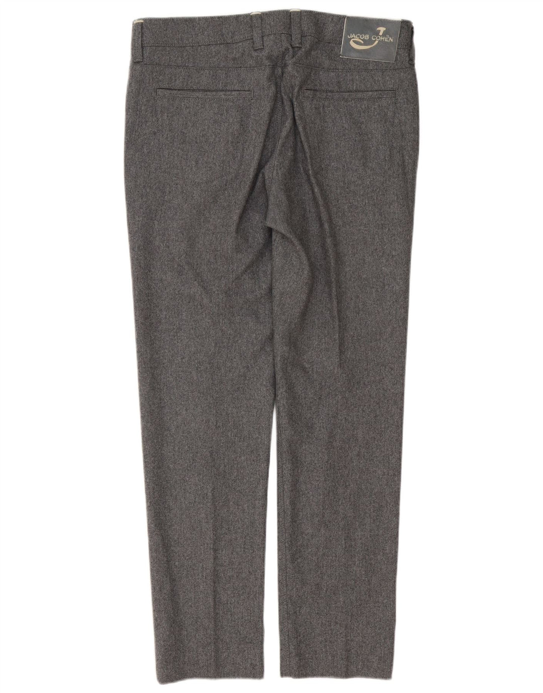 Jacob Cohen Pantalon de Costume Slim Homme W34 L31 Laine Grise