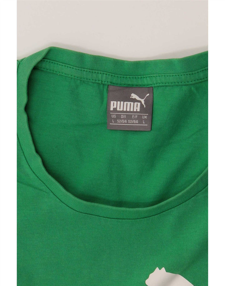 Puma Débardeur Graphic Homme Vert Taille L