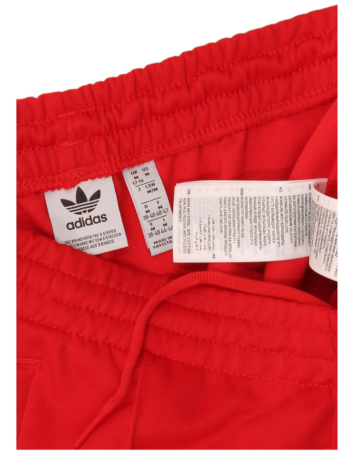 ADIDAS Pantalon de survêtement pour femme UK 12/14 Rouge moyen Polyester