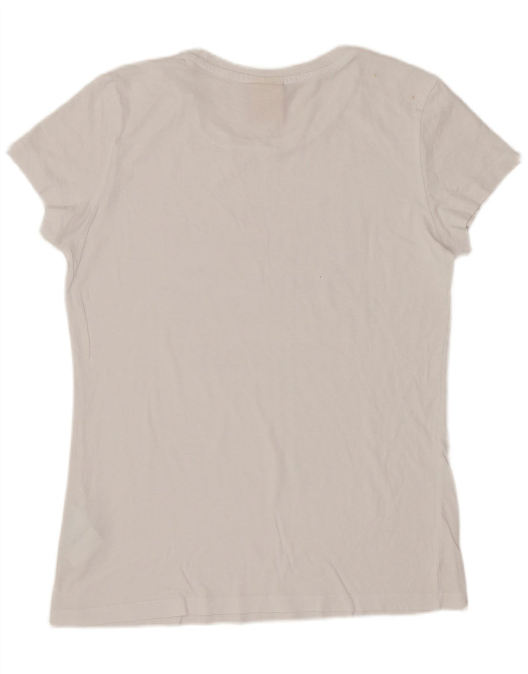 Champion T-shirt graphique Herritage Fit pour femme UK 12 en coton blanc moyen