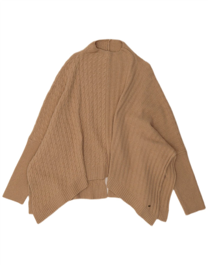Ted Baker Poncho Jumper Femme UK 46 Large Beige Polyamide