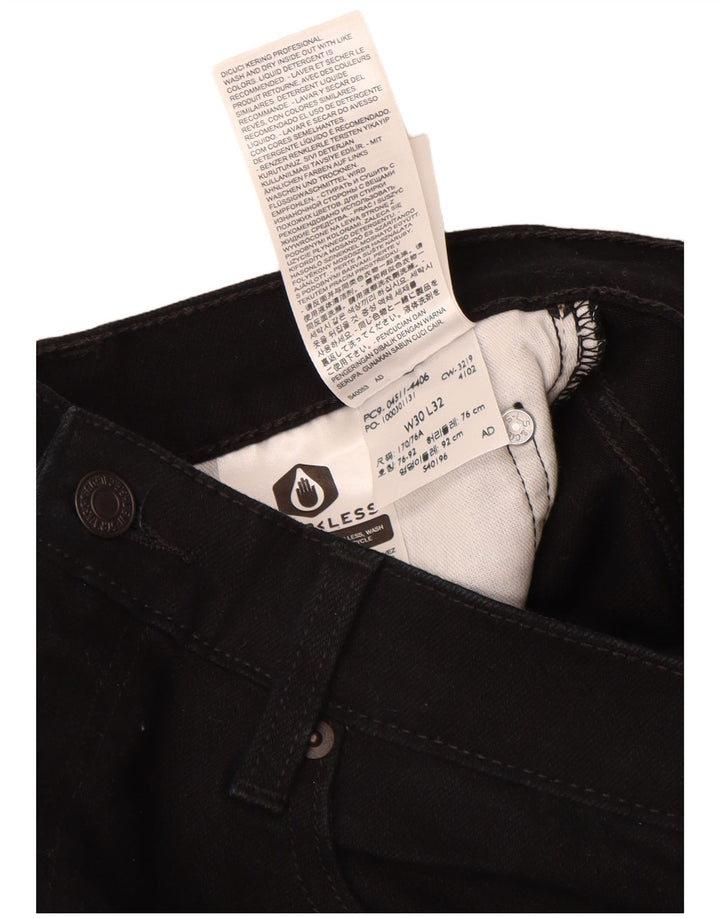 Levi's Jean Slim 511 Homme W30 L32 Noir Coton