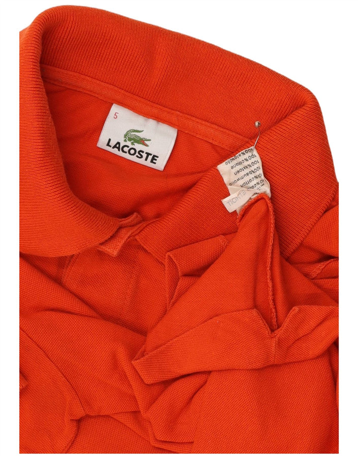 LACOSTE Polo Homme Taille 5 Grand Coton Orange