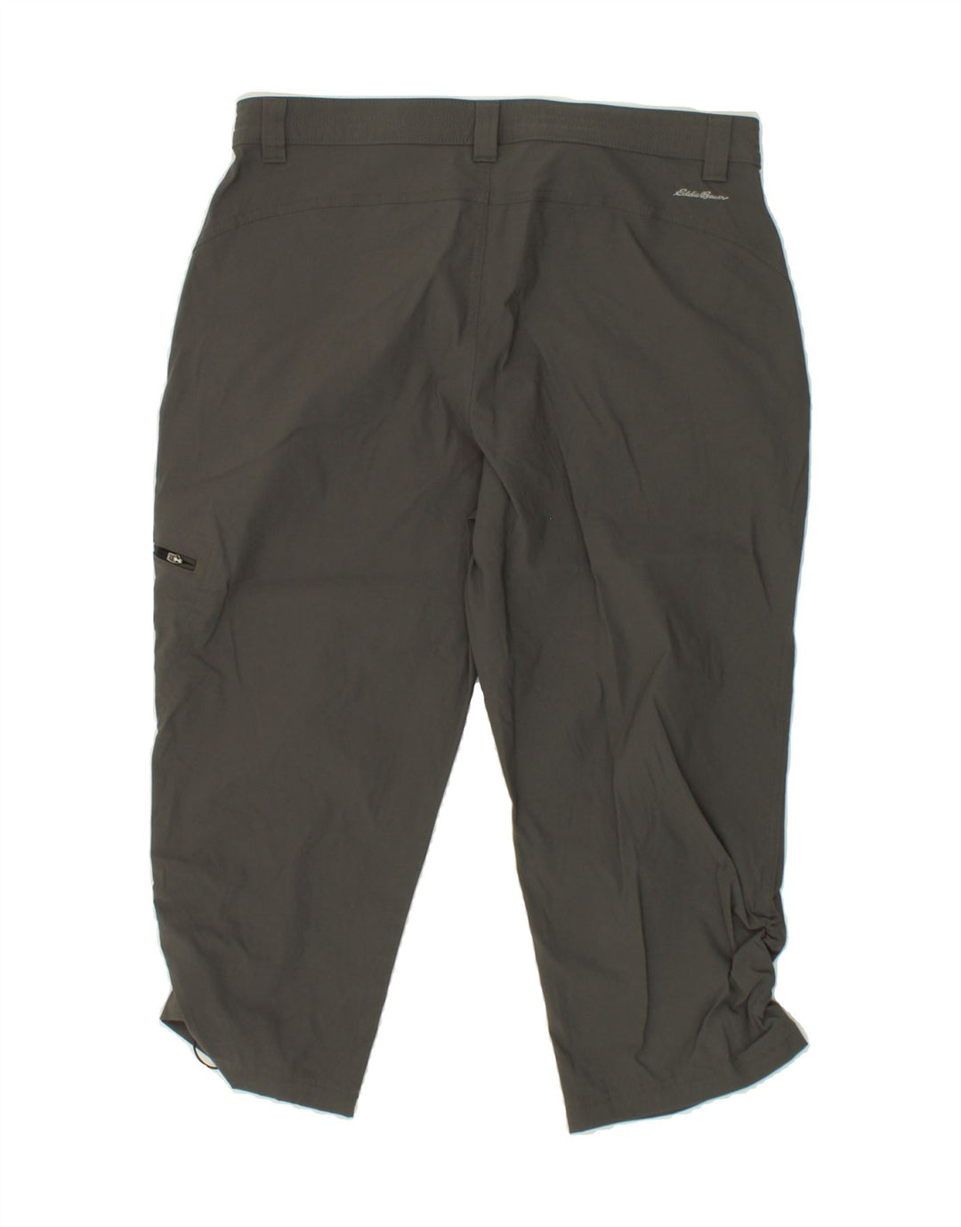 EDDIE BAUER Womens Capri Trousers US 12 Large W32 L20  Grey Nylon Vintage Eddie Bauer and Second-Hand Eddie Bauer from Messina Hembry 