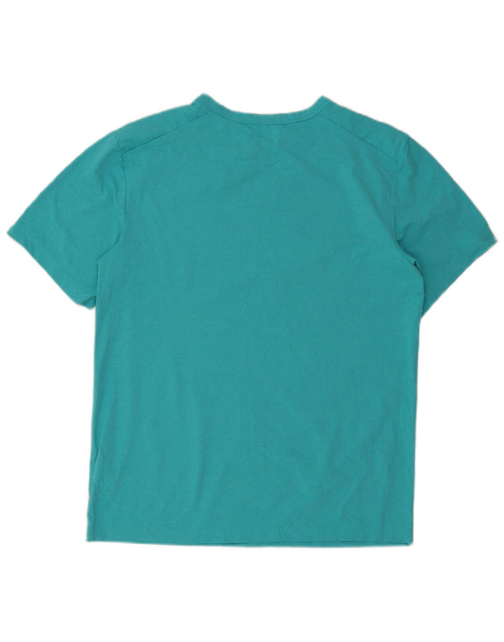 Nike Hommes Dri Fit T-Shirt Haut Turquoise Moyen Polyester