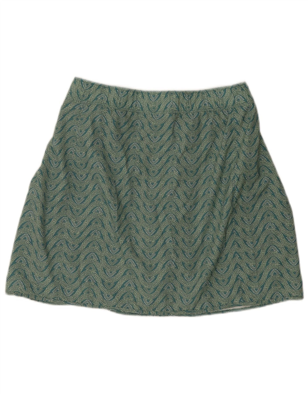 Patagonia Jupe-short pour femme UK 18 XL Vert Chevron Polyester