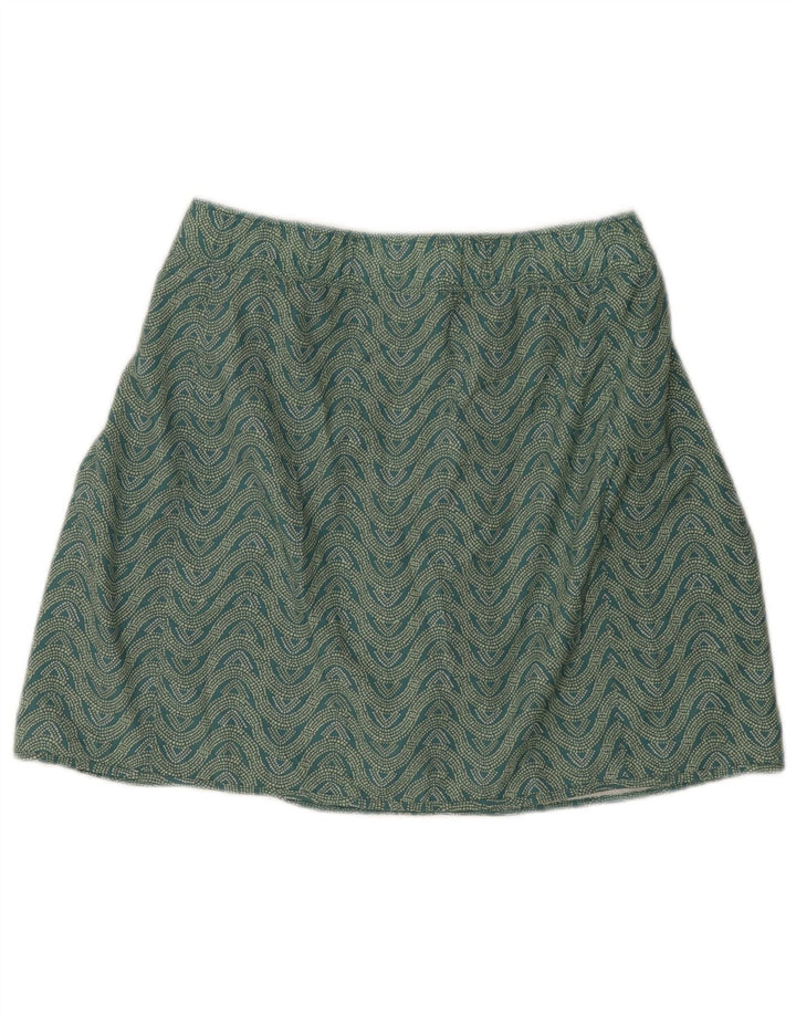 Patagonia Jupe-short pour femme UK 18 XL Vert Chevron Polyester