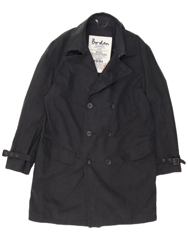 BODEN Trench-Coat Homme UK 40 Large Noir Coton