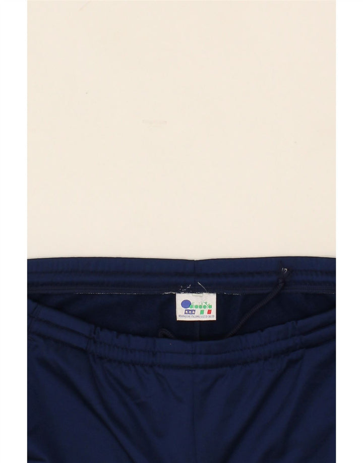 DIADORA Mens Tracksuit Trousers Large Navy Blue Polyester Vintage Diadora and Second-Hand Diadora from Messina Hembry 