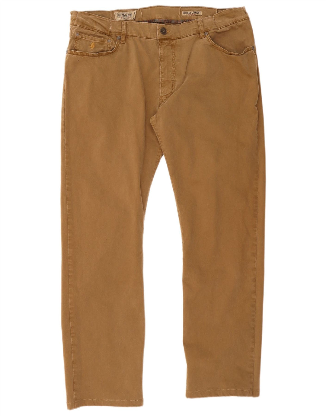 Marlboro Classics Pantalon décontracté droit régulier pour homme W40 L31 Marron