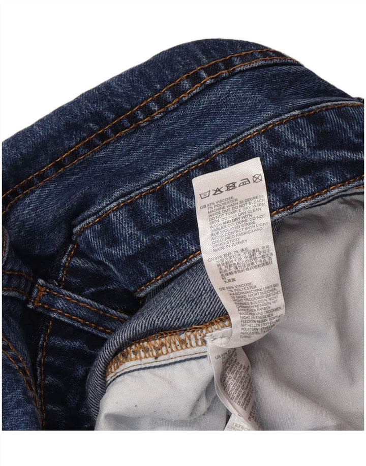 Reiss Jean jambe large effet vieilli W30 L33 bleu viscose pour homme