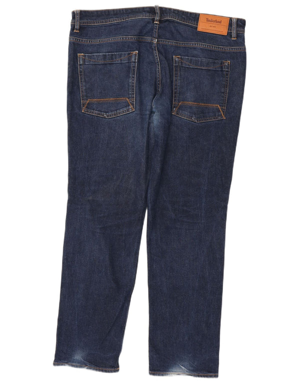 Timberland Jean droit homme W38 L32 bleu marine coton