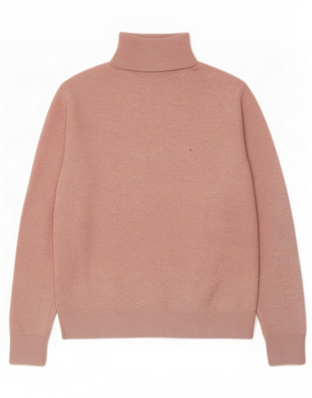 Marks & Spencer Pull col roulé pour femme UK 10 Petit Rose Polyester