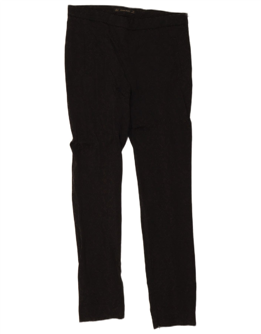 Zara Pantalon Chino Slim Femme Moyen W28 L28 Noir
