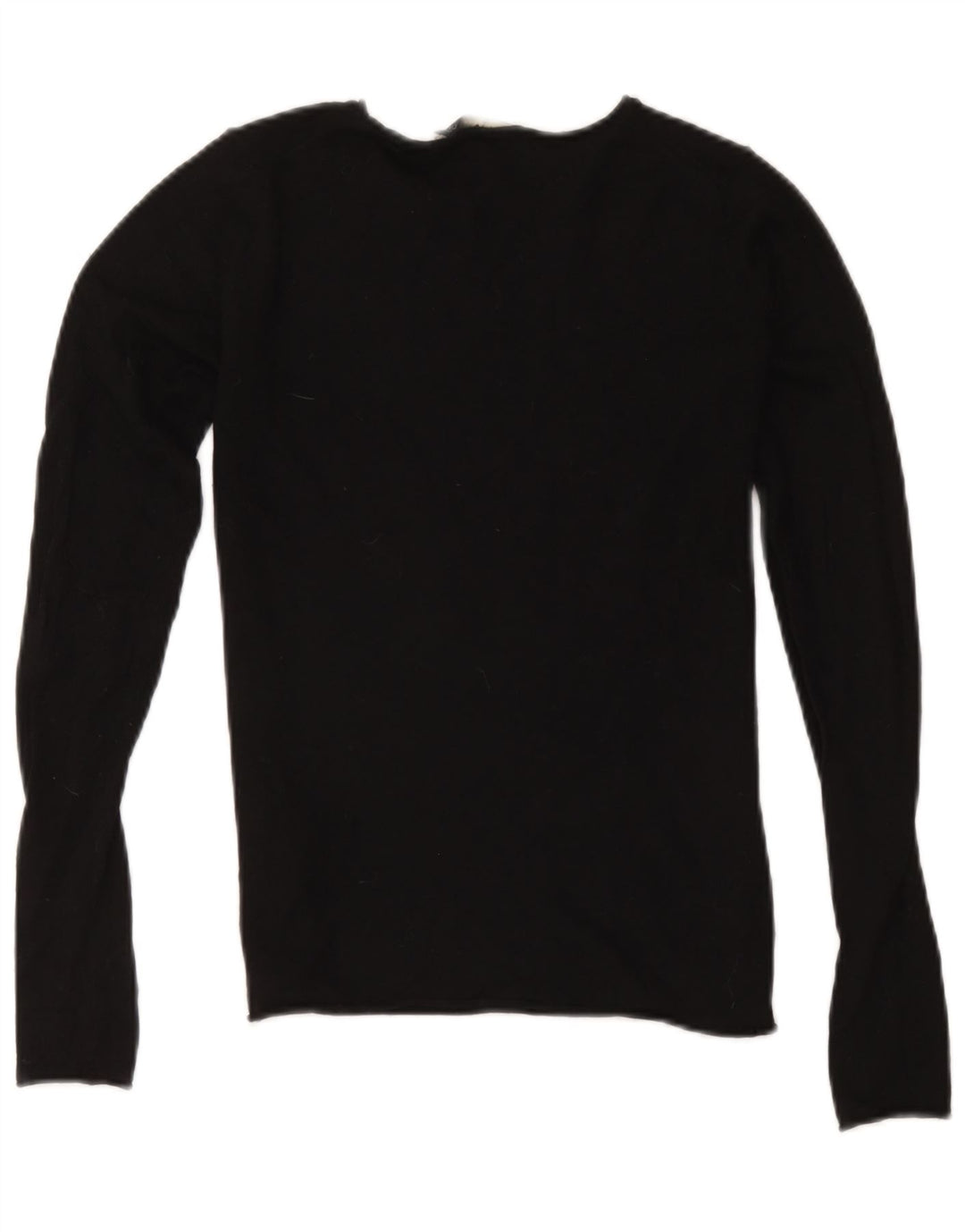 Zara Haut à manches longues pour femme UK 10 Small Noir Modal