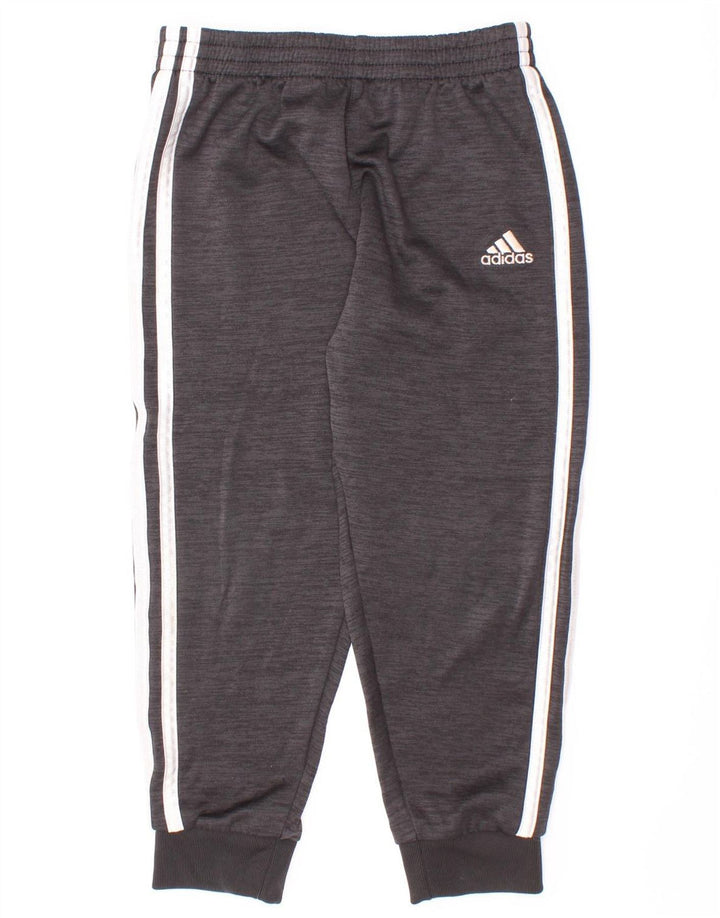 Adidas Pantalon de Survêtement Garçon Joggers 5-6 ans Gris Moucheté Polyester
