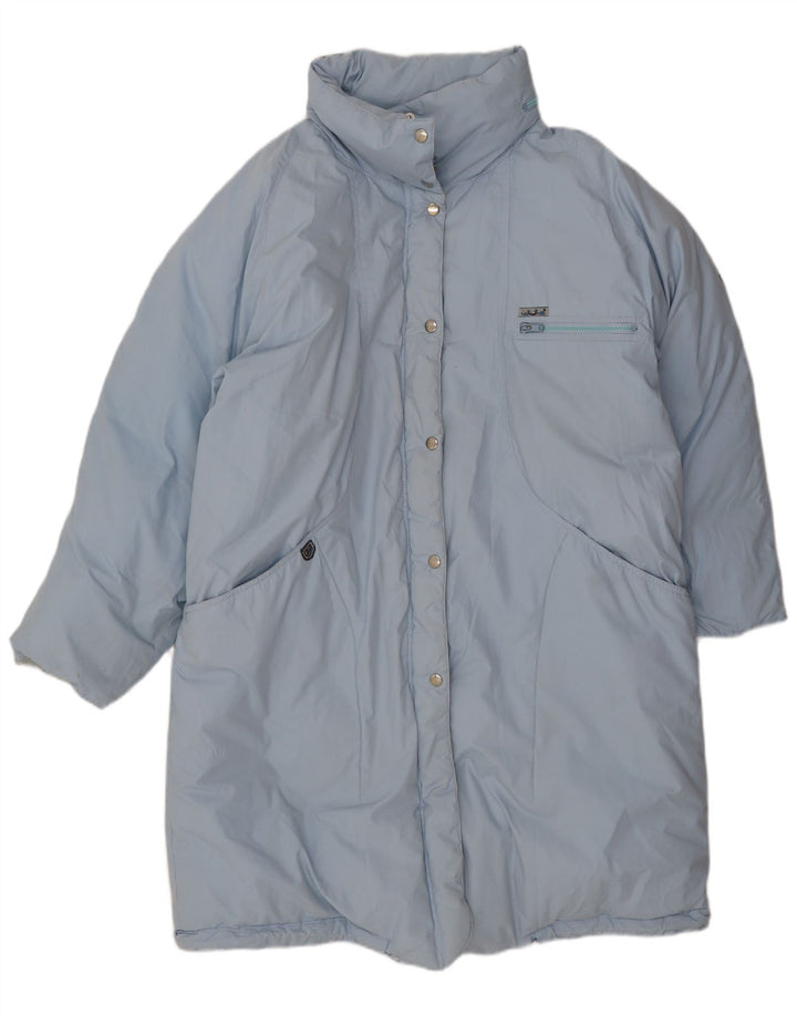 manteau rembourré surdimensionné femme vintage EU 42 Grand Bleu