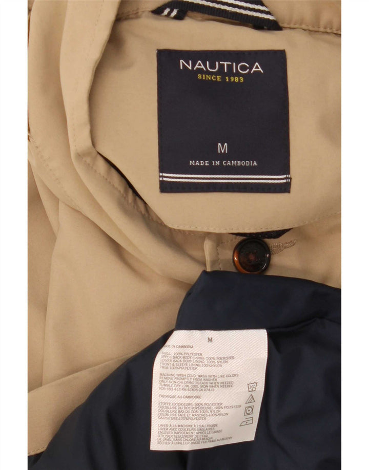 Nautica Veste Bomber Homme UK 38 Polyester Beige Moyen