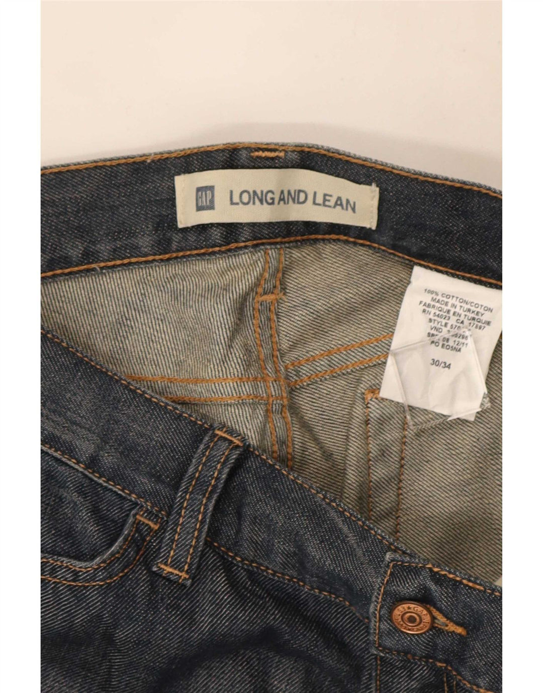 Gap Jean Court Femme W30 L25 Bleu Coton